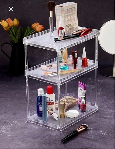 3 Katlı Makaj Organizer Çok Amaçlı Sıfır