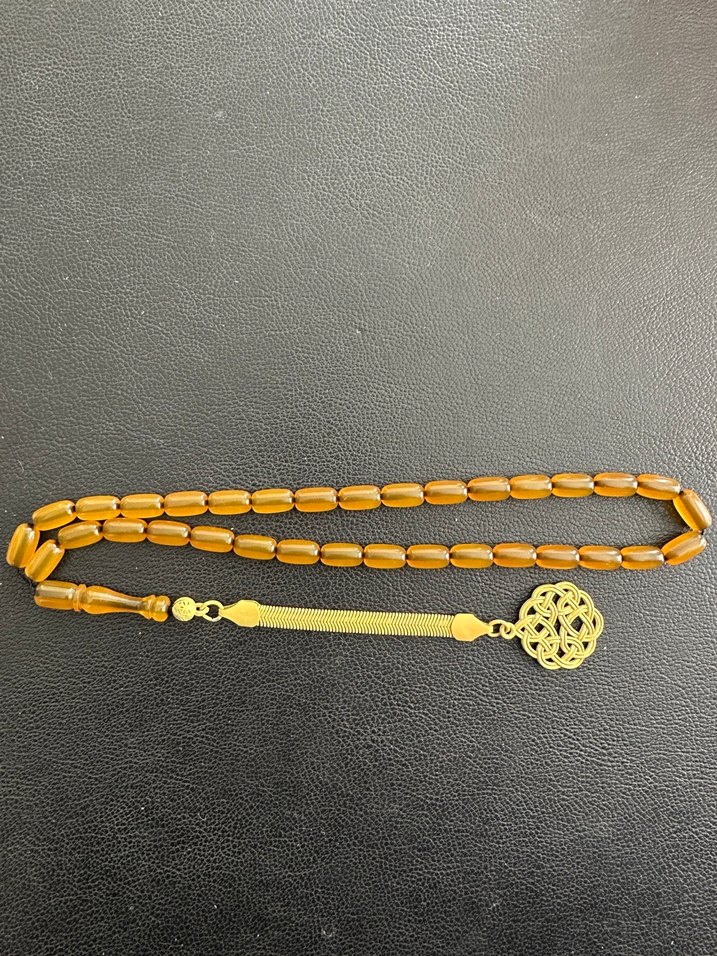 Kazaz Yılan Püsküllü Sıkma Kehribar - Görsel 2