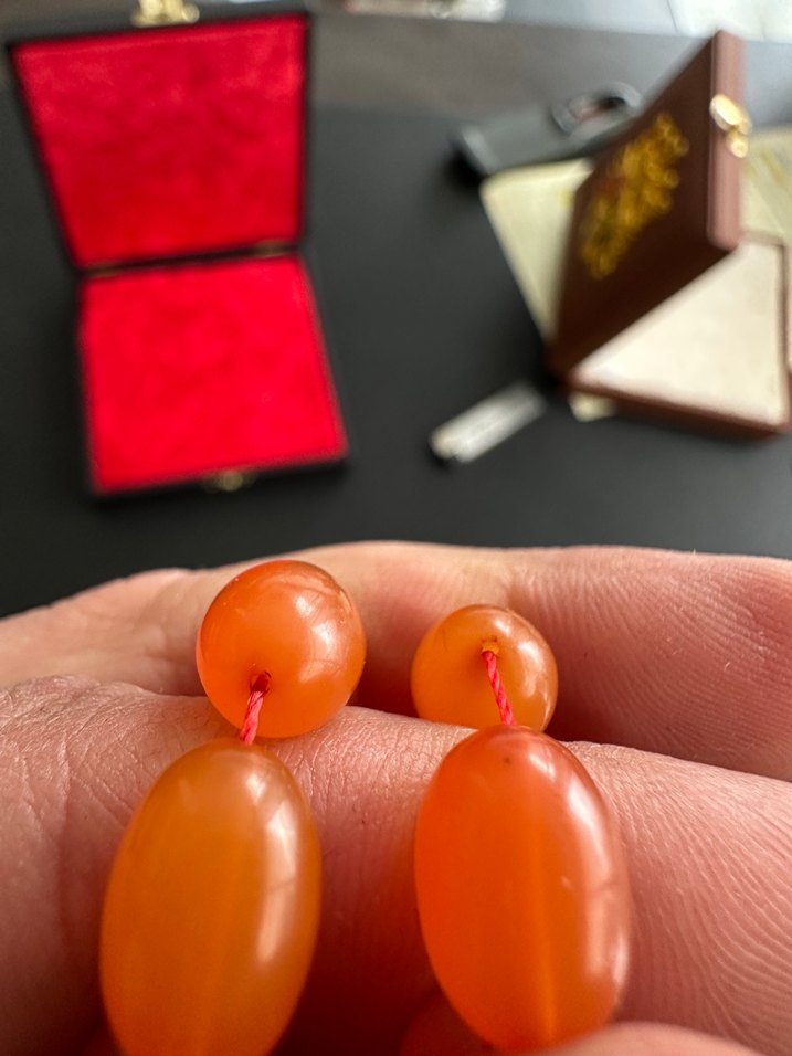 Halkalı İmame İşçilikli Sıkma Kehribar - Görsel 2