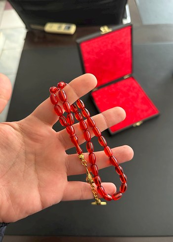 Aykırı Renk Ateş Kehribar Özel Püskül - Görsel 2