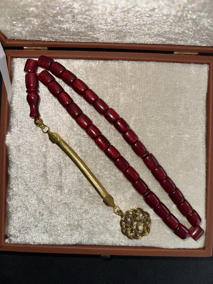 Özel malzeme simli Sıkma Kehribar - Görsel 3