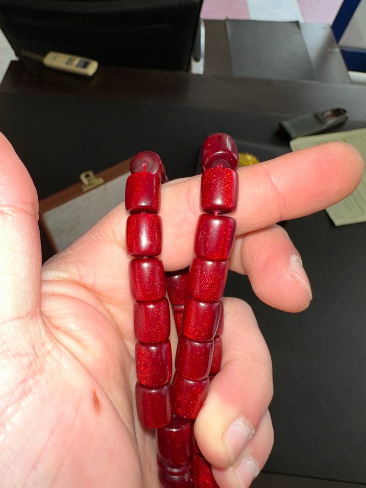 Özel malzeme simli Sıkma Kehribar - Görsel 2