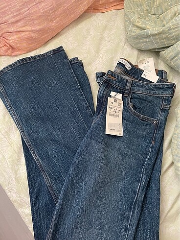 40 Beden Zara Flare Fit pantolon