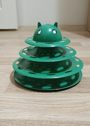 Yeşil Kedi Oyuncağı Çok Katmanlı - Görsel 2