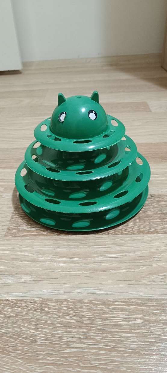 Yeşil Kedi Oyuncağı Çok Katmanlı - Görsel 3