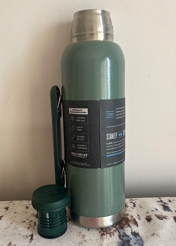 Stanley Paslanmaz Çelik Termos 1.3L Yeşil - Görsel 2