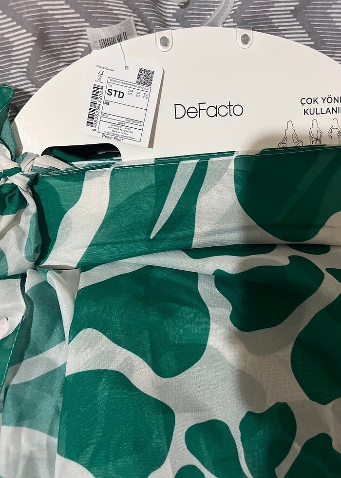 De facto tül kimono/ pareo - Görsel 2