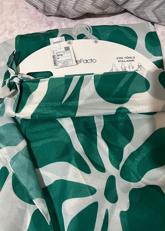 De facto tül kimono/ pareo - Görsel 3