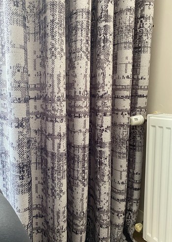 Gri Modern Klasik Batik Desenli Perde - Görsel 11