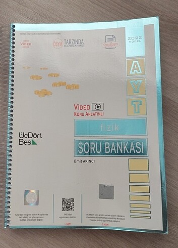 345 YAYINLARI AYT FİZİK SORU BANKASI