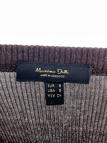 s Beden kahverengi Renk Massimo Dutti Bluz %70 İndirimli.