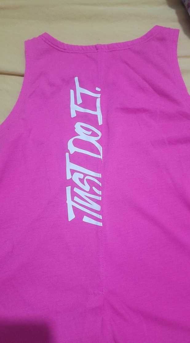 Kız Çocuk Pembe Kolsuz Basic Tişört - Görsel 3