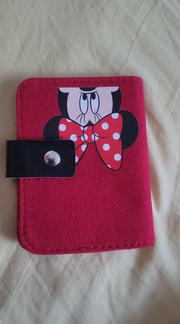 Kırmızı Minnie Mouse Baskılı Kiz cocuk Cüzdanı - Görsel 4