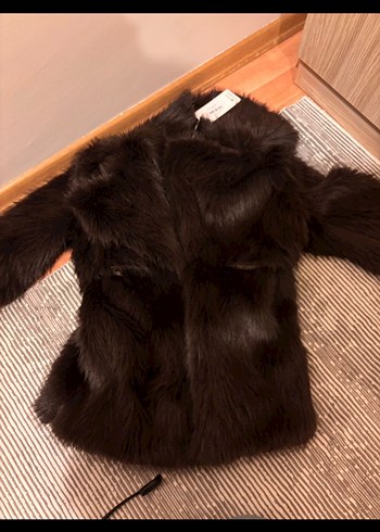 Pull and Bear Kahverengi Kadin Kurk Detayli Midi Mont