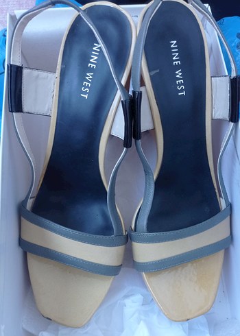 40 Beden Nine West Bej Kadın Dolgu Topuklu Ayakkabı