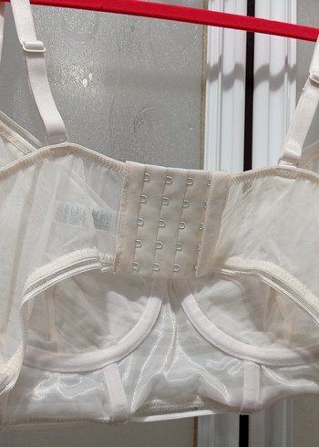 Nakışlı Beyaz Bohem Bustiyer - Görsel 5