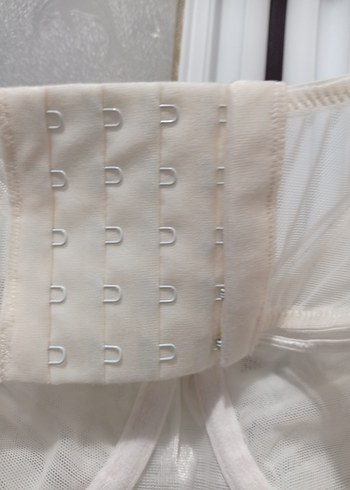 Nakışlı Beyaz Bohem Bustiyer - Görsel 9