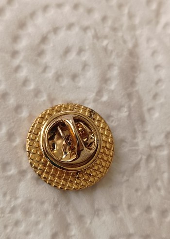 14 Ayar Altın Kaplama Atatürk Rozeti - Görsel 4