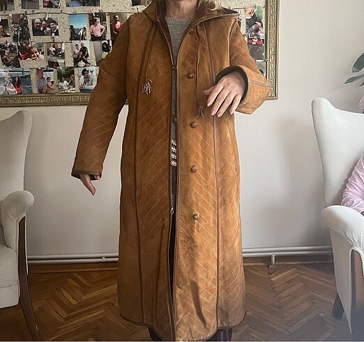 Nubuk palto orijinal