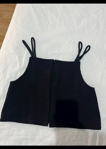 BSL FASHION Siyah arkası açık bluz