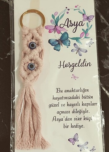 Makrome anahtarlık 
