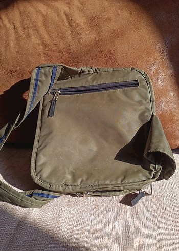 Converse kahverengi Fermuarlı unisex Omuz Çantası - Görsel 2