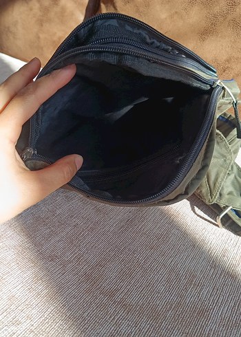 Converse kahverengi Fermuarlı unisex Omuz Çantası - Görsel 5