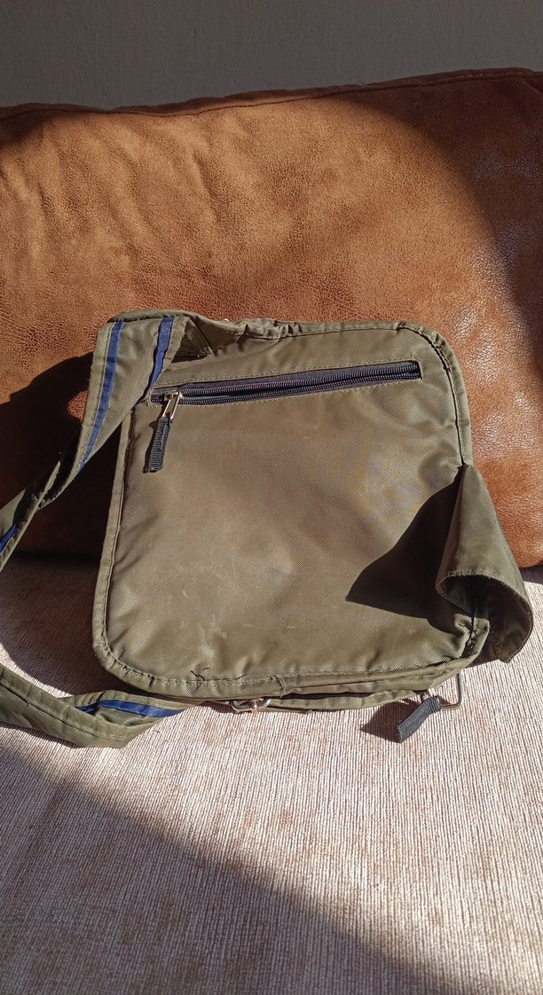 Converse kahverengi Fermuarlı unisex Omuz Çantası - Görsel 2