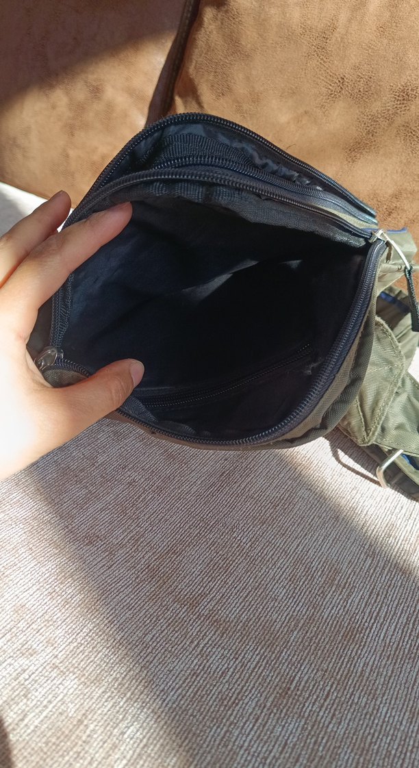 Converse kahverengi Fermuarlı unisex Omuz Çantası - Görsel 5