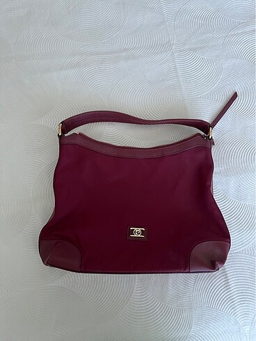 Pierre cardin bordo çanta