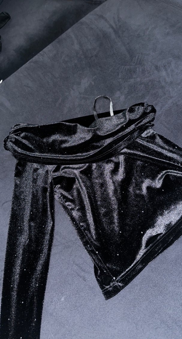 Siyah tek kollu kız çocuk üst - Görsel 2