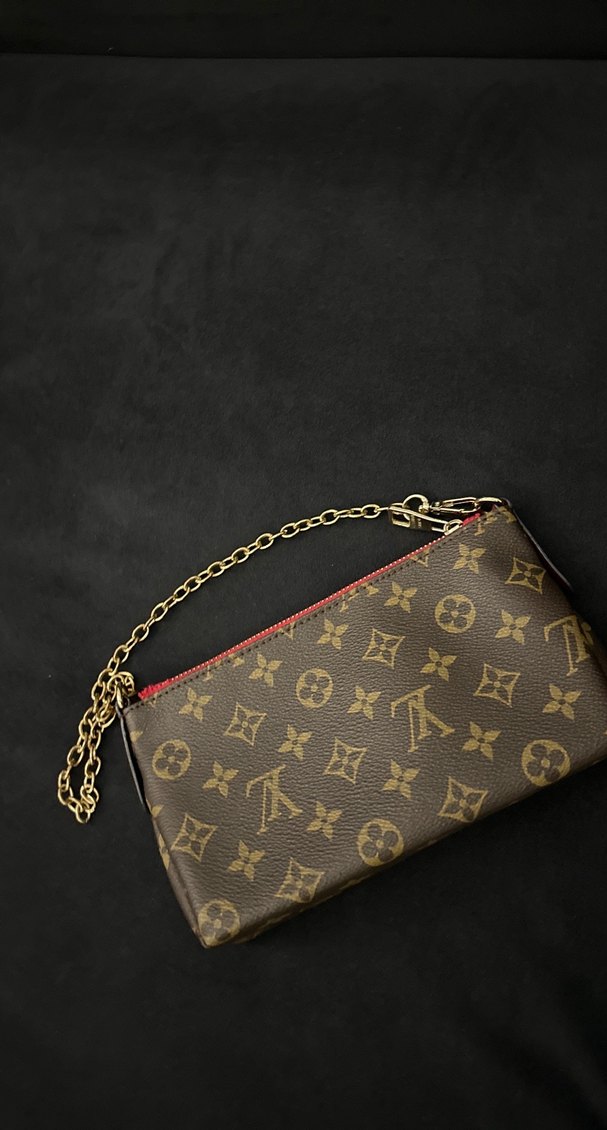 Zincir Detaylı Kahverengi Deri Kadın Çanta - Görsel 3