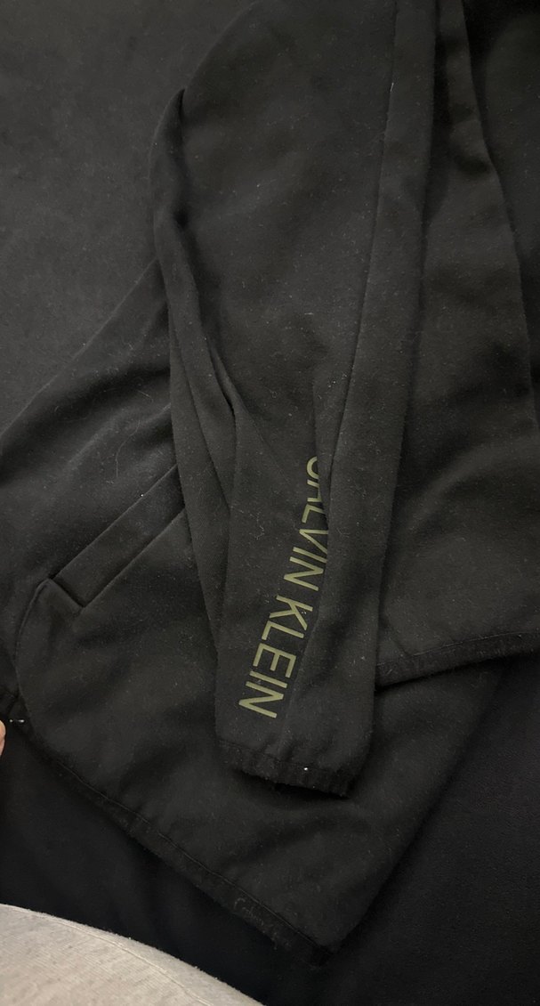 Siyah Fermuarlı Kapüşonlu Erkek Sweatshirt - Görsel 2