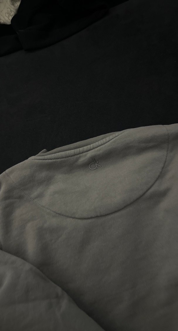 Calvin Klein Gri Kısa Kollu Sweatshirt - Görsel 3