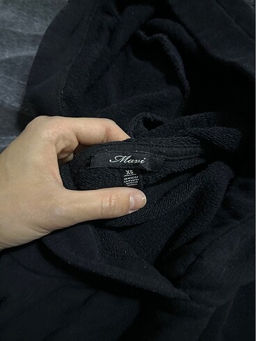 xs Beden Siyah kadın sweat