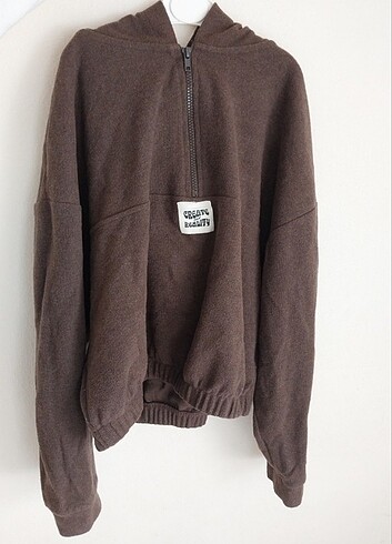 m Beden kahverengi Renk Sweatshirt