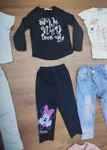 Zara Kız Bebek Siyah Payetli Uzun Kollu Takım 3/4,5 yaş aralığı