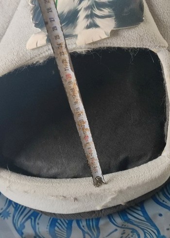 Gri Kedi Yatağı Kulaklı ve Kedi Baskılı - Görsel 8