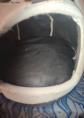 Gri Kedi Yatağı Kulaklı ve Kedi Baskılı - Görsel 3