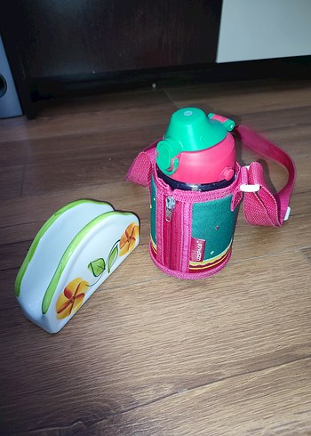 Termos Matara Renkli Pembe Çocuk - Görsel 2