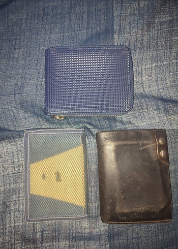 bayan  altakiler Erkek Lacivert ve deri  Cüzdan Seti erkek hepsi - Görsel 3