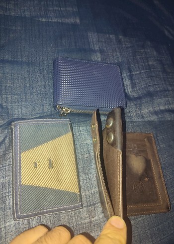 bayan  altakiler Erkek Lacivert ve deri  Cüzdan Seti erkek hepsi - Görsel 13