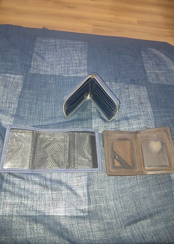 bayan  altakiler Erkek Lacivert ve deri  Cüzdan Seti erkek hepsi - Görsel 12