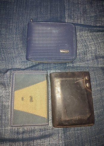 bayan  altakiler Erkek Lacivert ve deri  Cüzdan Seti erkek hepsi - Görsel 8