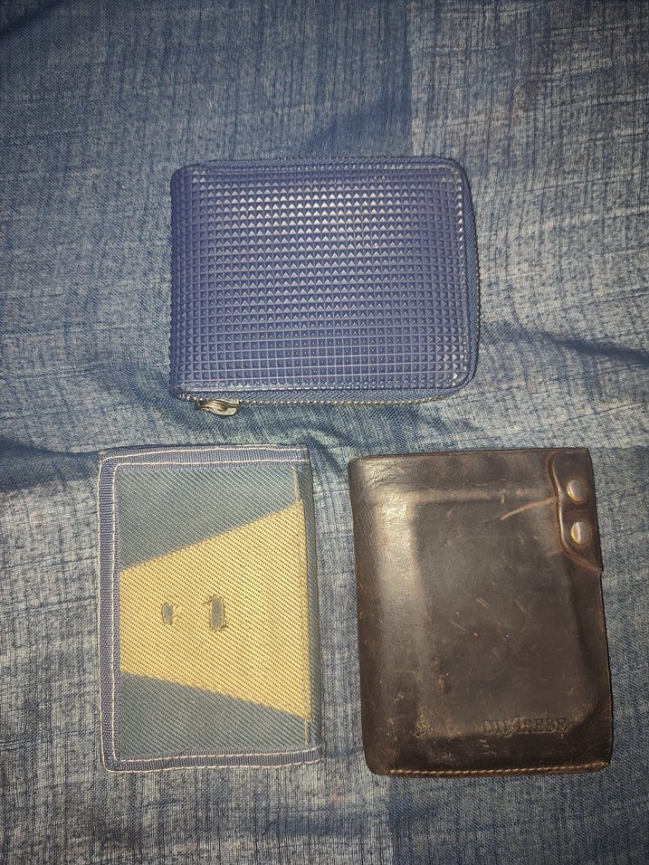 bayan  altakiler Erkek Lacivert ve deri  Cüzdan Seti erkek hepsi - Görsel 3