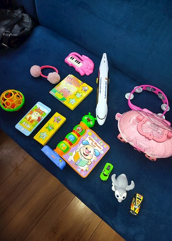 Renkli Çocuk Oyuncak Seti 13 parça - Görsel 14