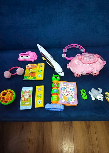 Renkli Çocuk Oyuncak Seti 13 parça - Görsel 19