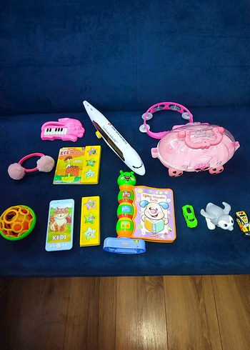 Renkli Çocuk Oyuncak Seti 13 parça - Görsel 15