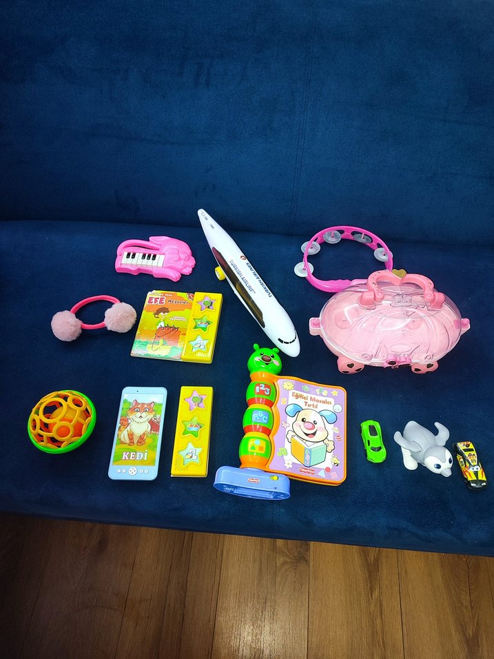 Renkli Çocuk Oyuncak Seti 13 parça - Görsel 2