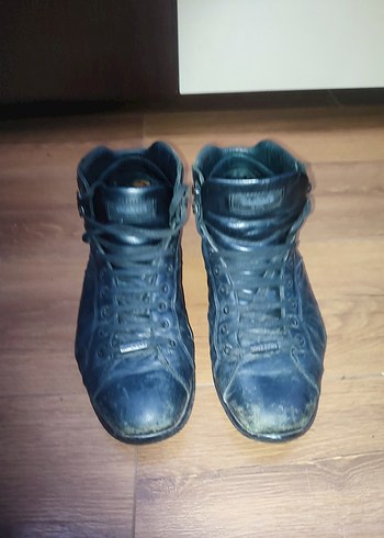 Siyah Erkek Spor Stil Kauçuk Bot 44 numara - Görsel 4